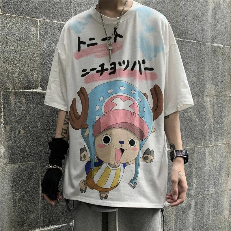 One Piece Chopper Cosplay Anime Manga T-Shirt Tee Costumes Polyester XL