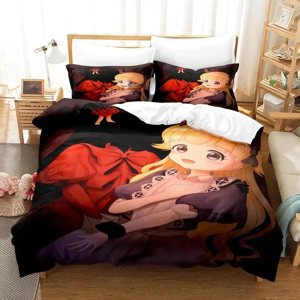 Fashion Anime SHADOWS HOUSE Bedding Set Single Twin Full Queen King Size Bed Set Adult Kid Bedroom Duvet Cover Set Home Textiles