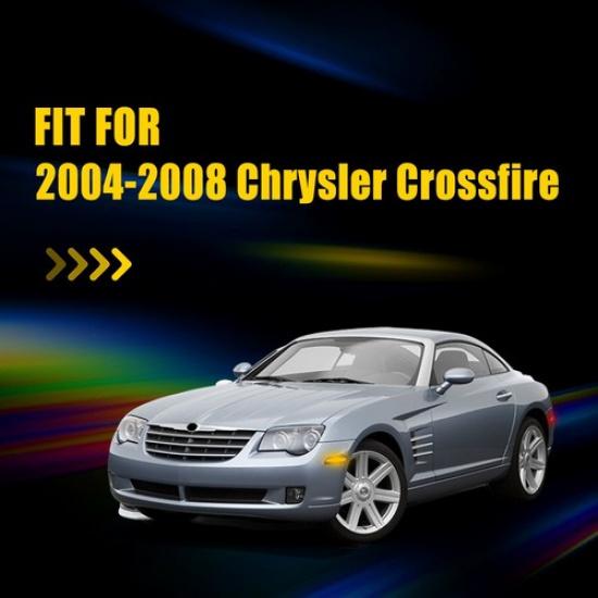For 2004-08 Chrysler Crossfire LED Smoked Side Light Marker Front Lamp Rear 4PCS