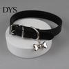 Bequeme Kurze Halskette Damen Choker Knochen Anhänger Mehrere Löcher Verstellbare Länge Metallschnalle Kunstleder Faux