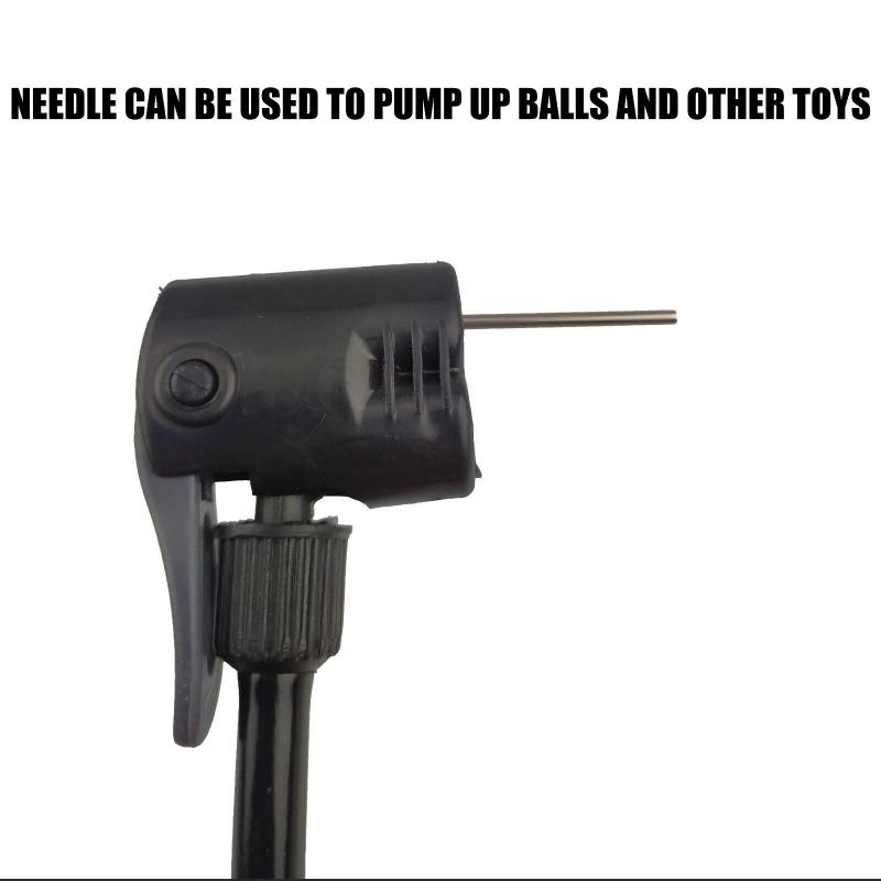 1Pc 31cm Length Portable Aluminum Alloy Air Pump Bicycle Mini Air Pump Multifunctional Electric Scooter Ball Type Small Air Pump