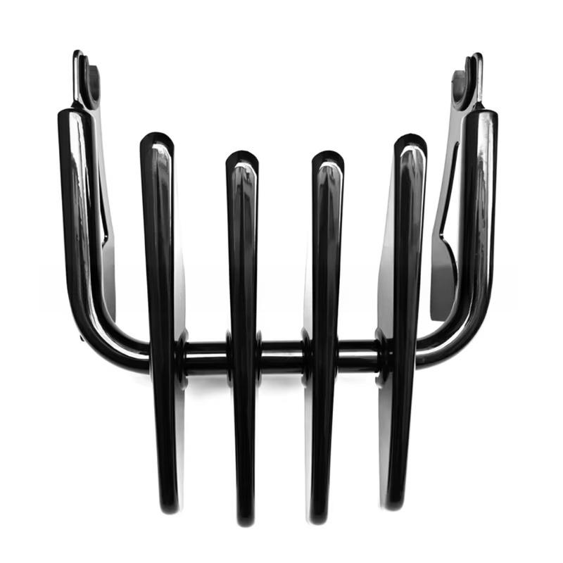 Motorcycle Detachable Sleek Luggage Rack Mounting For Touring Models Luggage Rack Motorcycle Accessories Black Plastic