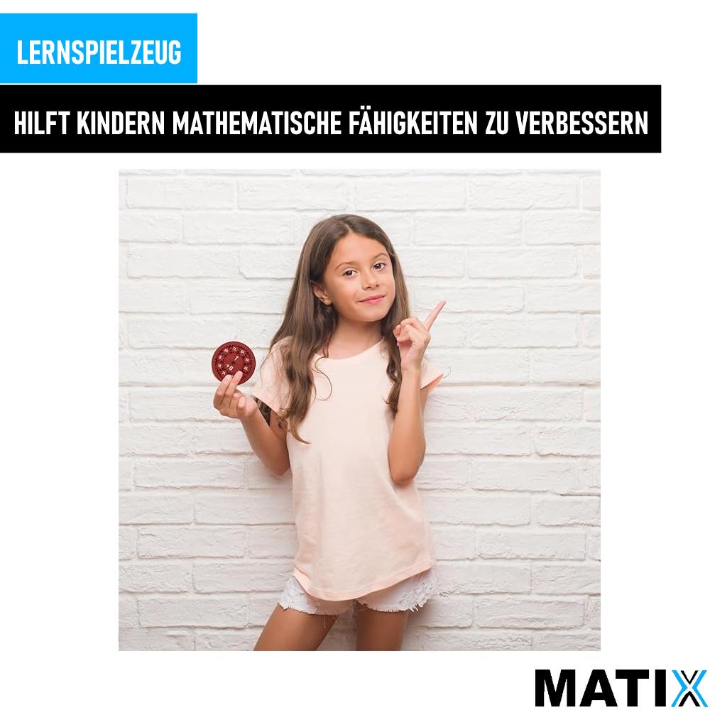 MATIX Matematický Fidget-Spinner Antistresová Vzdělávací Hračka Čísla pro Děti