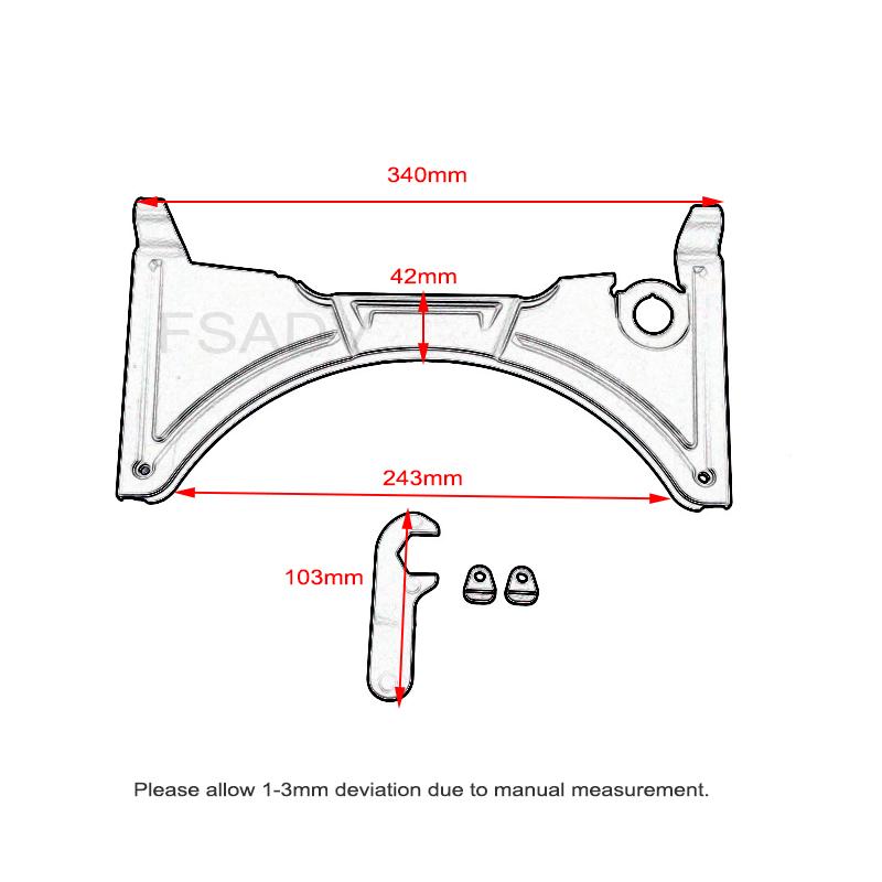 R1200GS R1250GS Motorcycle Forkshield Updraft Deflector Cockpit Fairing For BMW R 1250 GS Adventure R1200 GS LC ADV 2013-2023