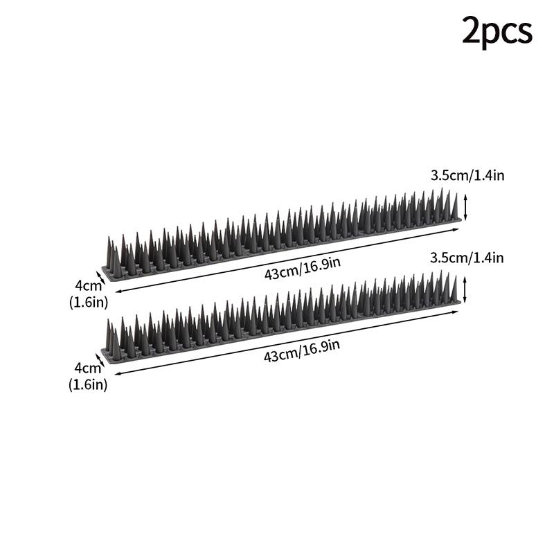 Stainless Steel Anti-Birds Spikes Repeller Deterrent Anti Pigeon Spikes Thorn On Balcony Eaves Sills Bird Proof Nails For Garden