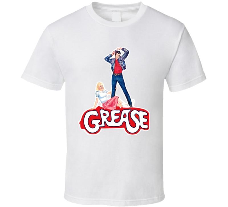 Grease Movie Poster John Travolta Unisex T-Shirt XXL
