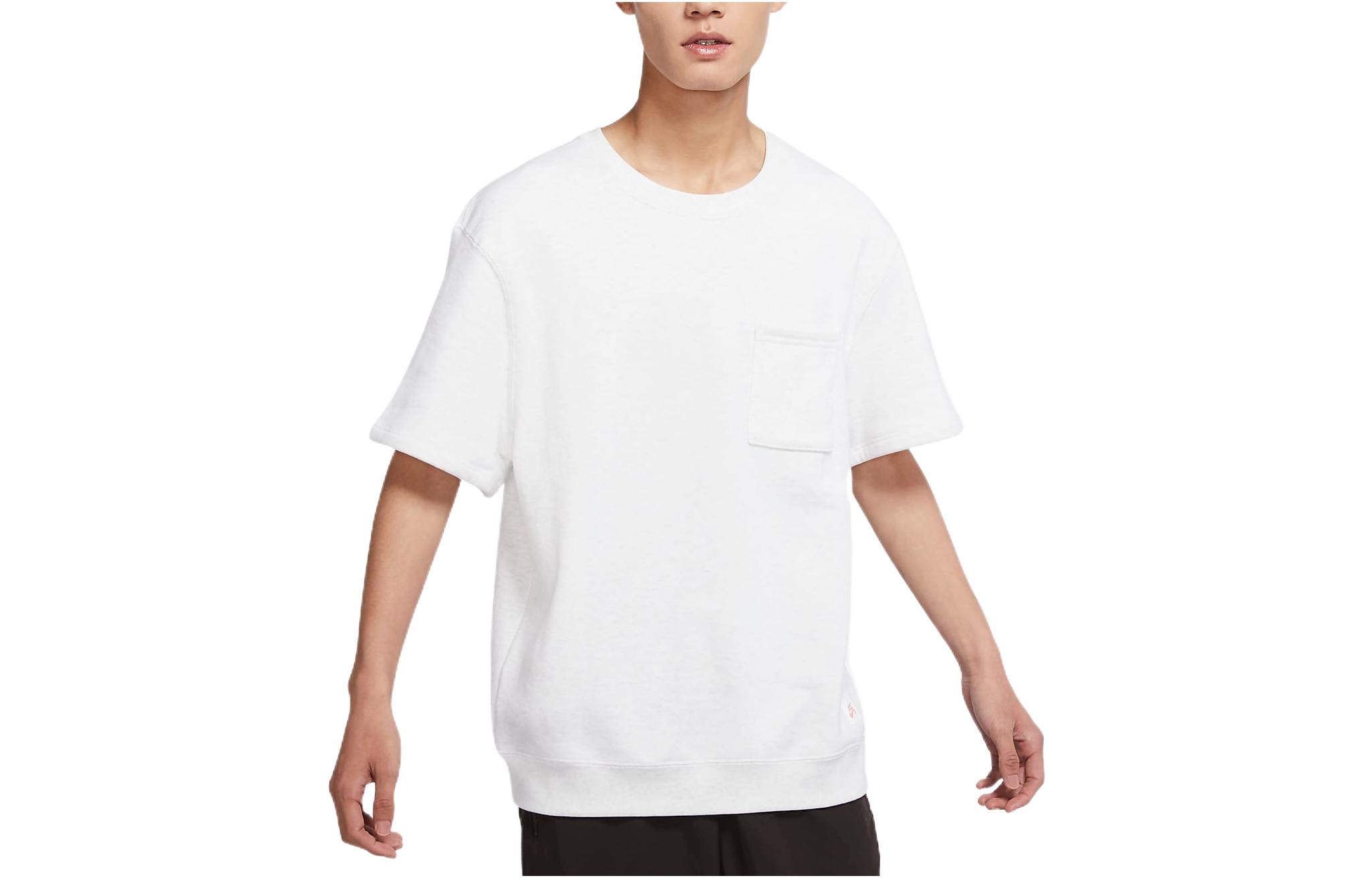 

Nike T Shirts Unisex White Crew Neck Moderate Straight Fit DH2930-051 L