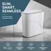 with Lid Waterproof Garbage Bin Slim Narrow Gap Living Room Dustbin  Kitchen Toilet