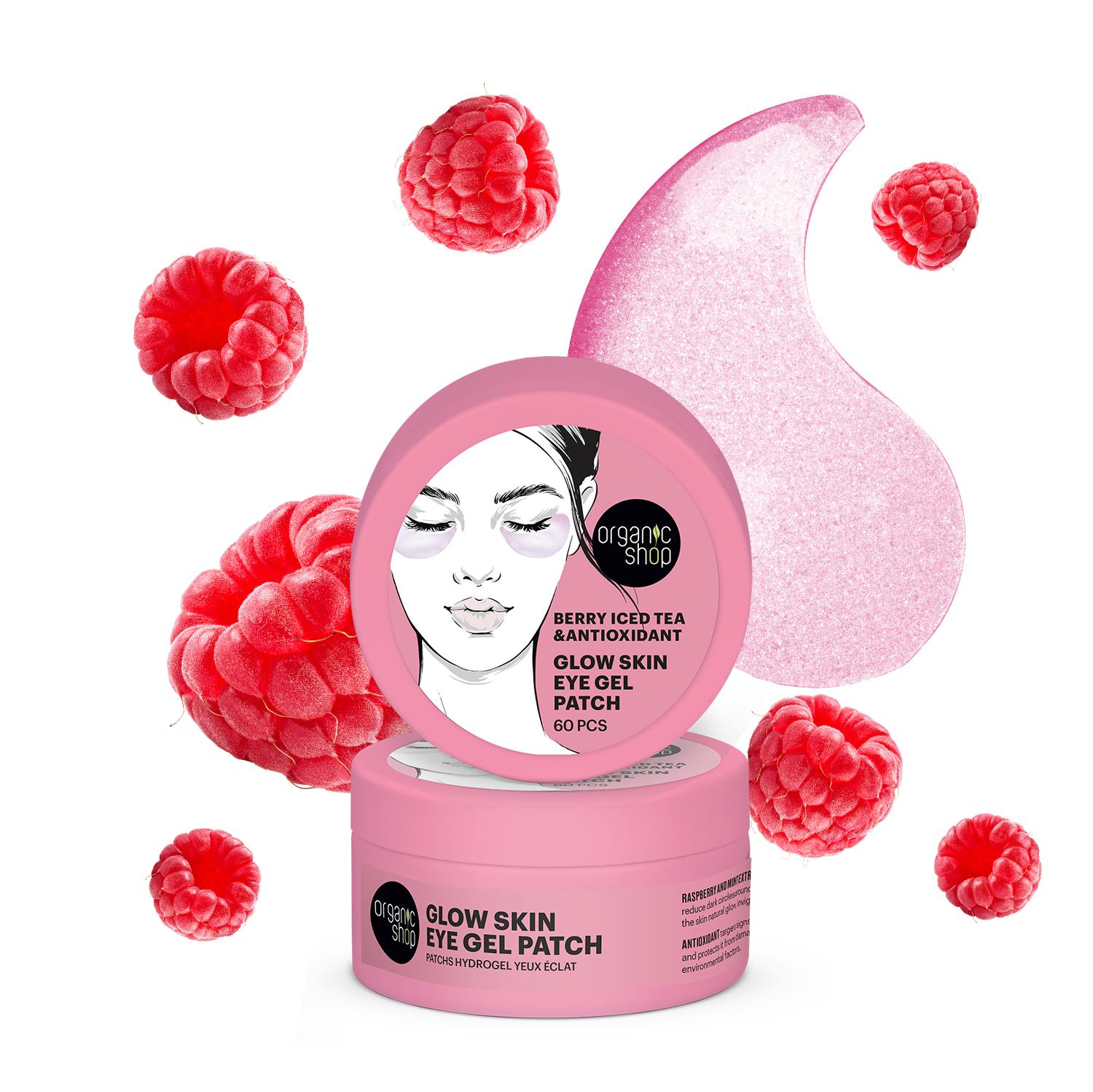 

Antioxidant Eye Patches Berry Cold Tea Organic Shop 60 pcs