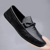 2025 New Flats Brand Mens Loafers High Quality Formal Casual Mens Business Formal Boat Shoes Soft Moccasins Leather Men Shoes