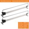 2Pcs Telescopic Clothes Rods Retractable Pull-Out Hanger For Clothes Retractable Top Mount Wardrobe Rail Coat Racks Closet Rod