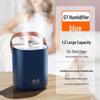 Portable Silent Humidifier: Dual Spray, High Mist Output for Home and Office
