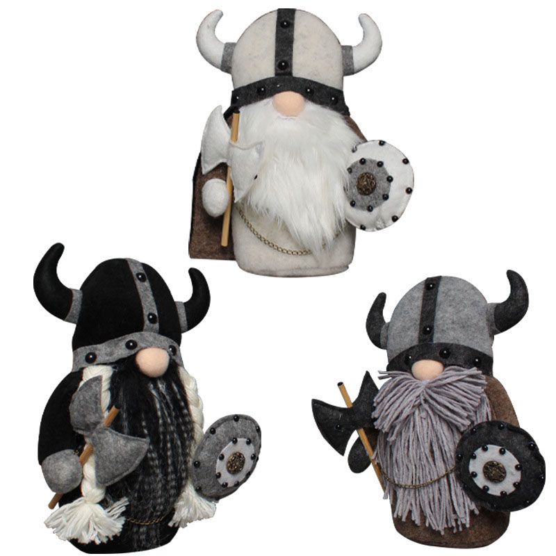 Viking Plush Gnome Toys Scandinavian Tomte Elf Decorations Dwarf Swedish Decor