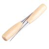 1PC Wooden Handle Leather Craft Professional Sewing Punch Hole Tool Leather Craft Stitching Repair Awl Tools Accessories