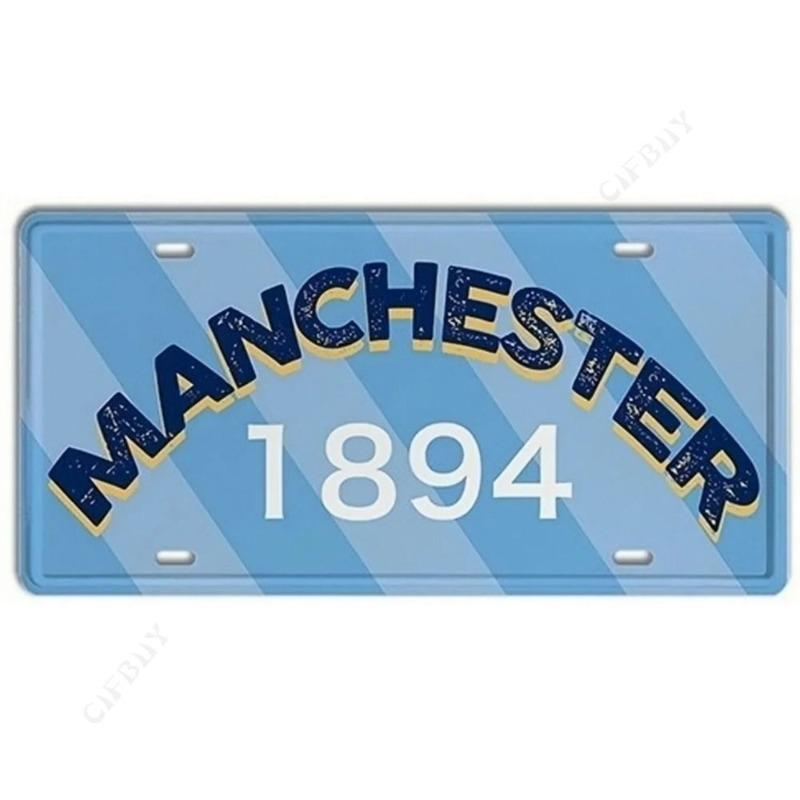 Souvenir Metal License Plate, Custom Auto Sign 15x30cm