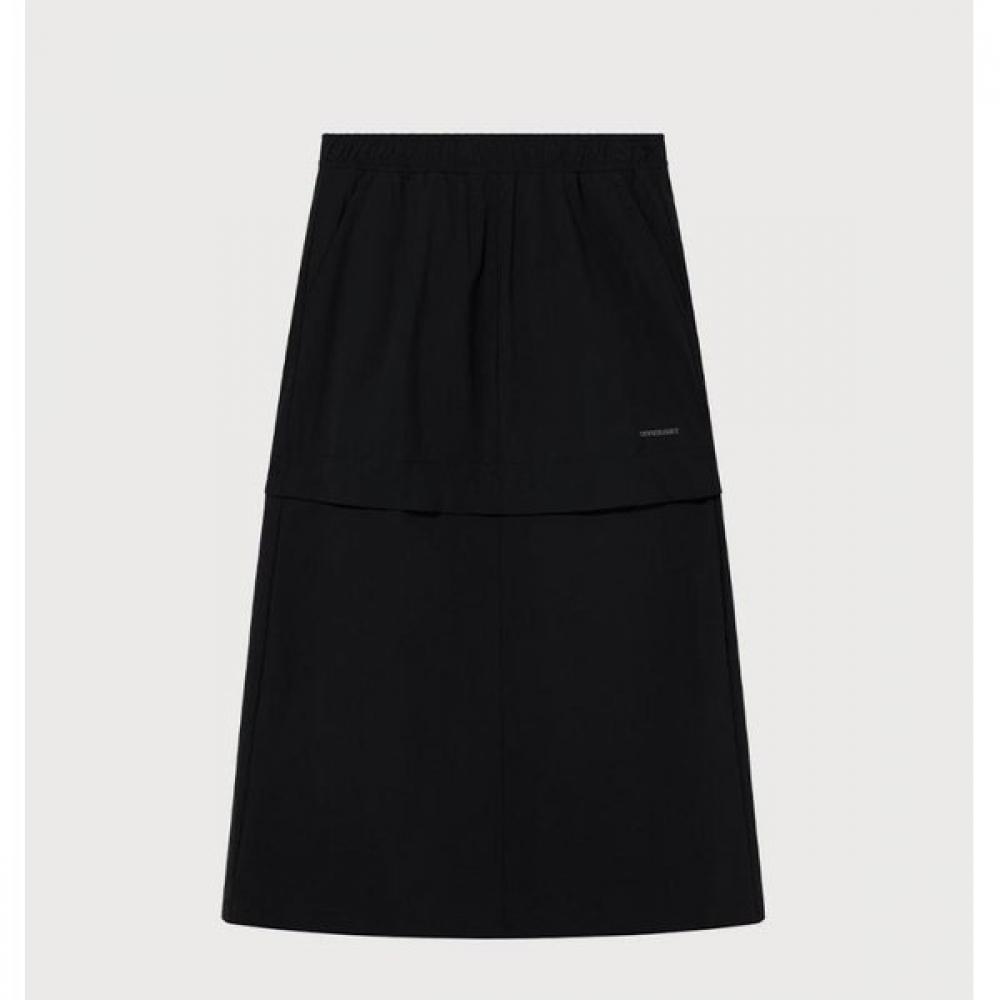 

Covernot Women S Comfort Banding Long Skirt B1 co2502Sr78 Bk Lk 1.CO2502SR78 BK WS