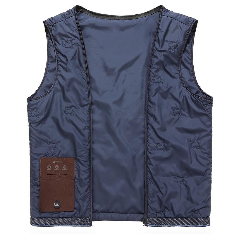 Men's Woolen Lapel Jacket with Detachable Liner - Warm and Thick for Autumn/Winter