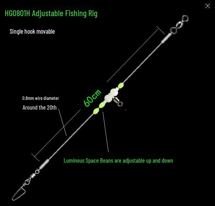 

Floating Shrimp Rig for Squid and Perch with Single Blade, Octopus Night Light, and Single Hook for Sea Fishing