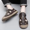 Fashion Men's Summer Roman Sandals Comfortable Work Shoes Platform Hollow Breathable Platform Outdoor Walking Shoes Hot Selling 38-46