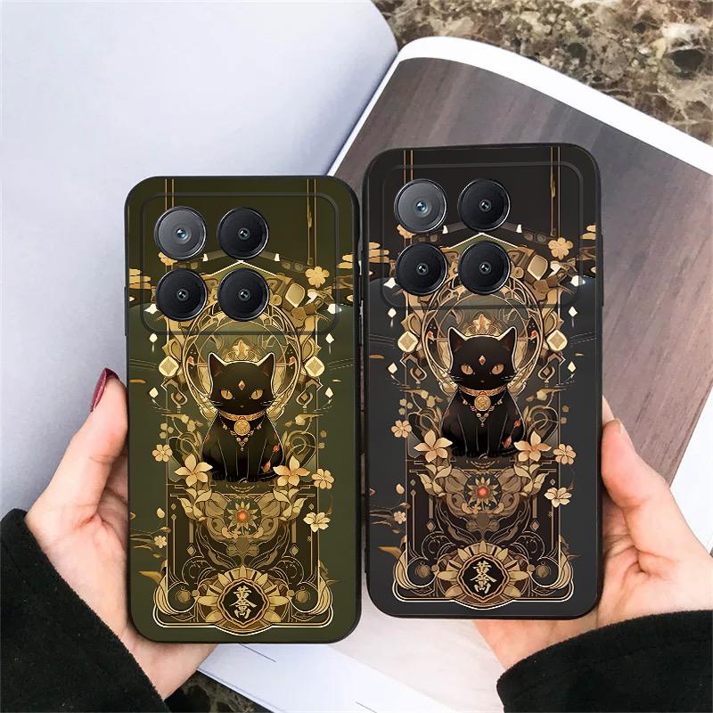 Fantasy Lucky Cat Blue For Xiaomi Poco X7 M7 Pro 5G M5 X4Pro 6 4G C65 75 F6 F5 X6 5 7 X5 F7 Ultra M5S 4Pro 5G soft phone case