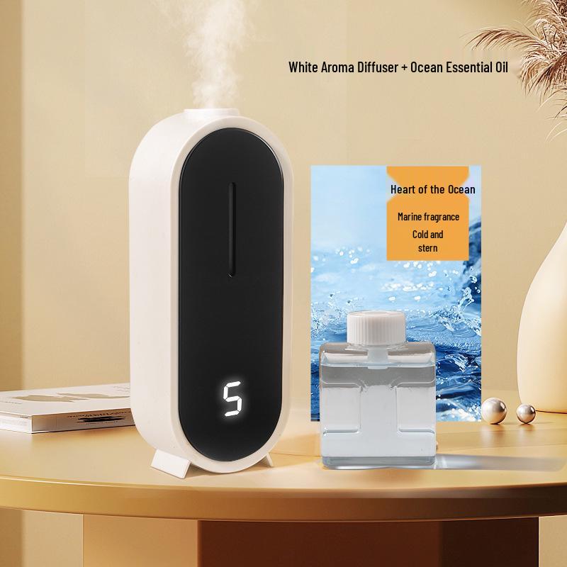 USB Wall-Mounted Automatic Aroma Diffuser with Ambient Light and Timer for Home, Hotel, and Commercial Use