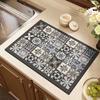 Table Placemat Absorbent Kitchen Dish Drying Mats Drain Pad Tableware Non-slip Draining Rug Washable