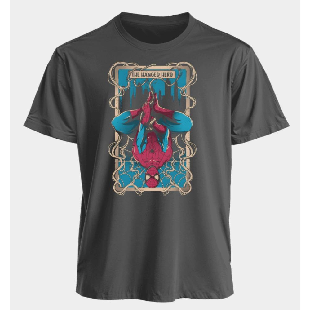 Pánská a dámská trička Spider-Man Léto Americké Jaro a Podzim Nové Nadměrné Základní Niche Klasické Krátký rukáv