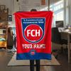 1 Stück FC Heidenheim Wappen Benutzerdefinierter Name Gemustert Flanelldecke Geeignet für Alle Jahreszeiten Für Heimdekoration Wärme Und Komfort Geschenke Feiertagsgeschenk