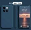 Original Liquid Silicone Camera Protector Case For Xiaomi 14T Case Xiaomi 14T Pro Cover Funda Soft Back Cover For Xiaomi 14T