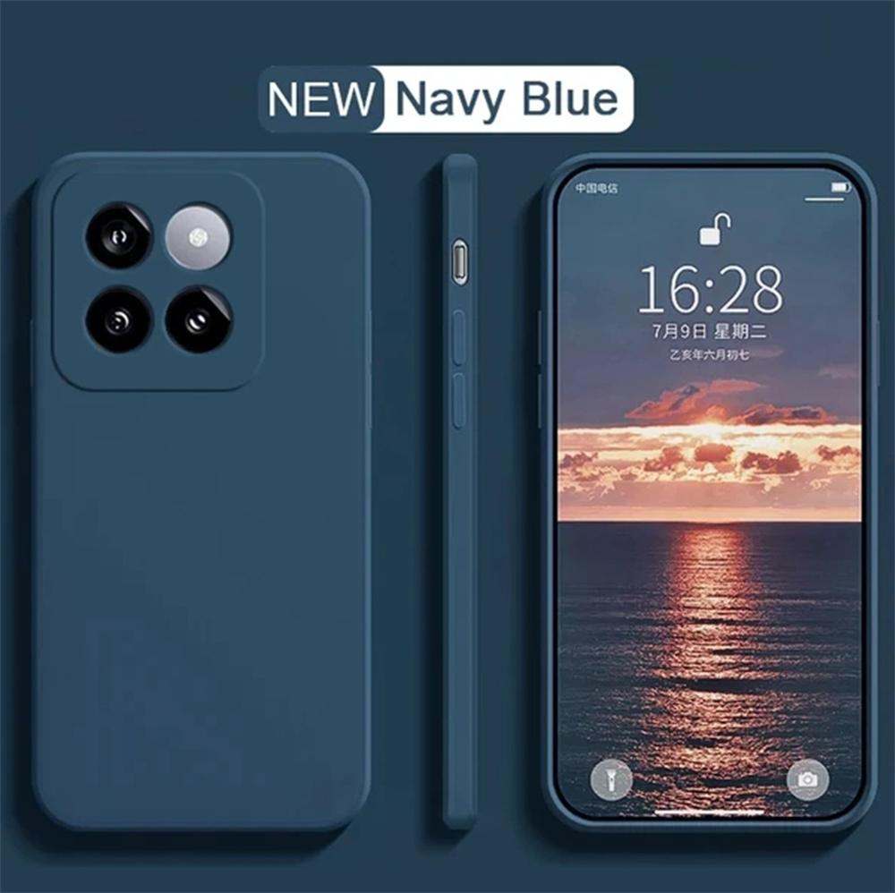 Original Liquid Silicone Camera Protector Case For Xiaomi 14T Case Xiaomi 14T Pro Cover Funda Soft Back Cover For Xiaomi 14T