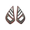 2x Carbon Fiber Style Front Fog Light Cover Trim For Toyota Highlander -