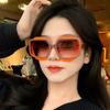 New Retro Polygonal Large Frame Sunglasses Men and Women Outdoor UV400 Sports Travel Essential Sunscreen Sunshade Sunglasses