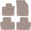 Beige Velour Floor Mats For: Volvo XC90 II SUV (2015-)