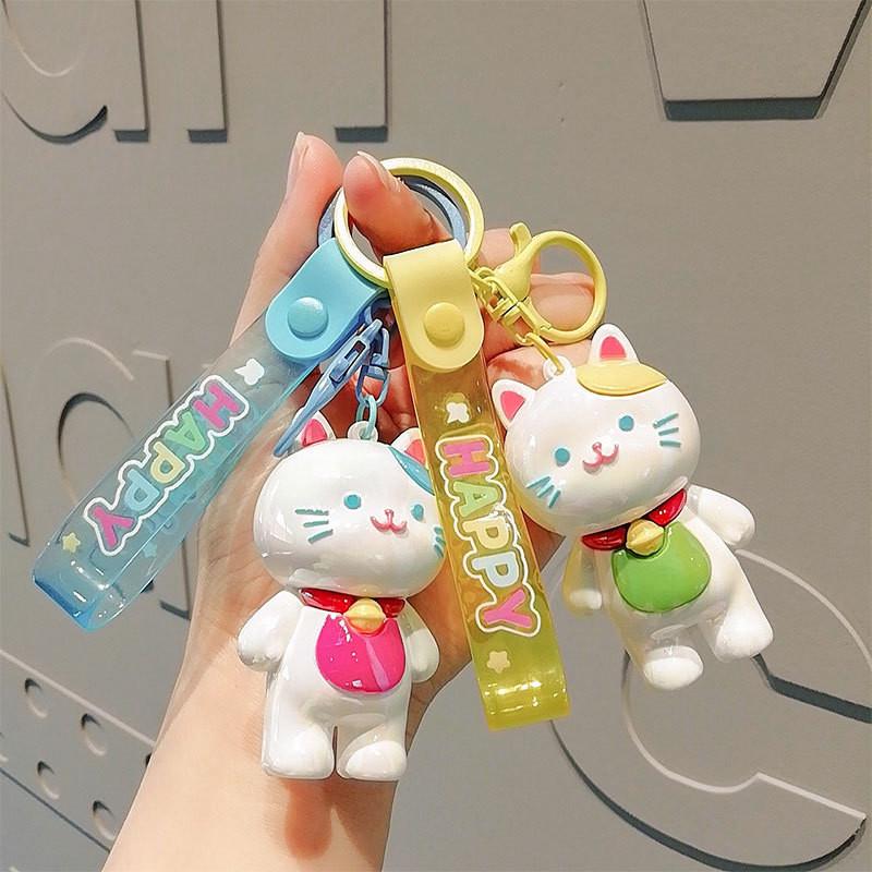 Adorable Electroplated Pvc Cartoon Eyed Dog Keychain Perfect For Gifts