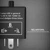 12v 3 Pin Adjustable LED Flasher Relay Motorcycle Turn Signal Lights LED Flashing Converter Tool Electronics Regulator Kit