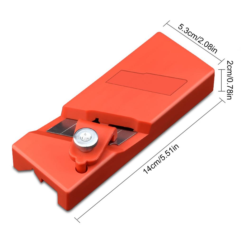 ABS Plasterboard Chamfering Planer Wood Edges Trimming Tool Tilt 45° Oblique Angle Ceiling Decorative Planer for Acoustic Panel