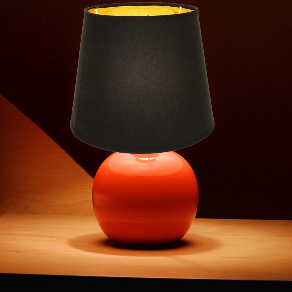 Konischer Schirm Schwarzer Lampenschirm Stoff Lampenschirme für Tisch Trommel Mode Decke Geschenk Stoff Eisen