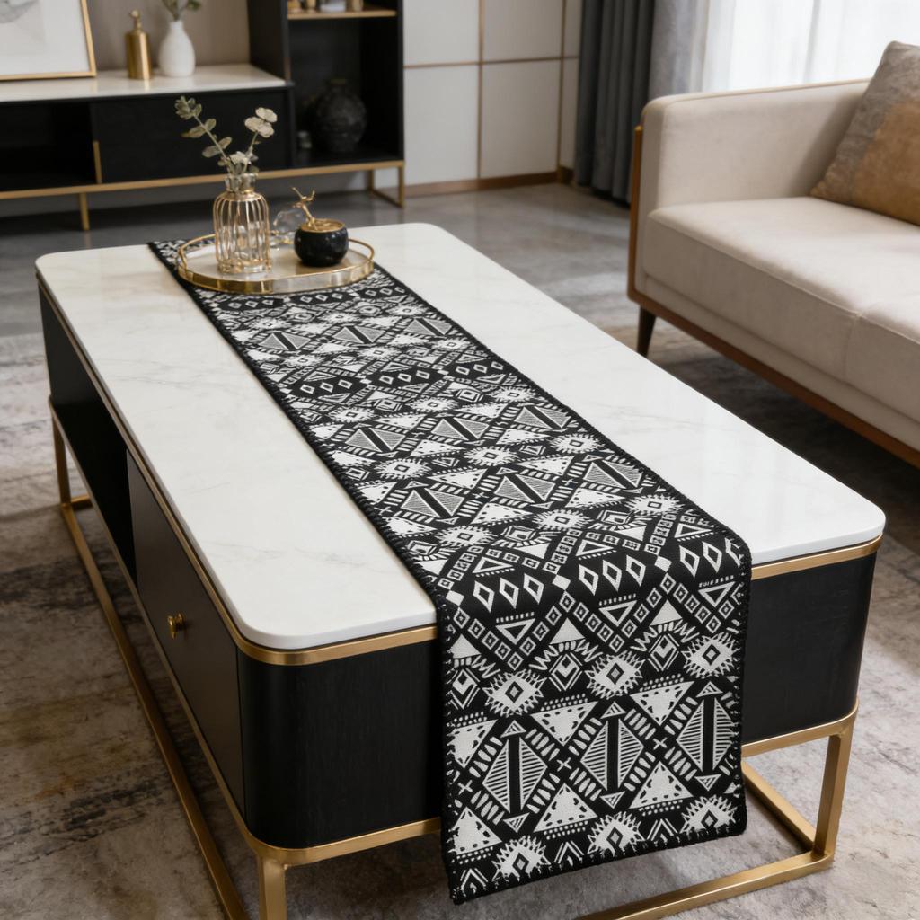 Dining Table, TV Cabinet & Center Table Decorative Nordic Cotton Linen Multi-Functional Table Runner