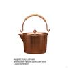 500ml Copper Tea Kettle Water Coffee Pot Large Capacity Portable Kung Fu for