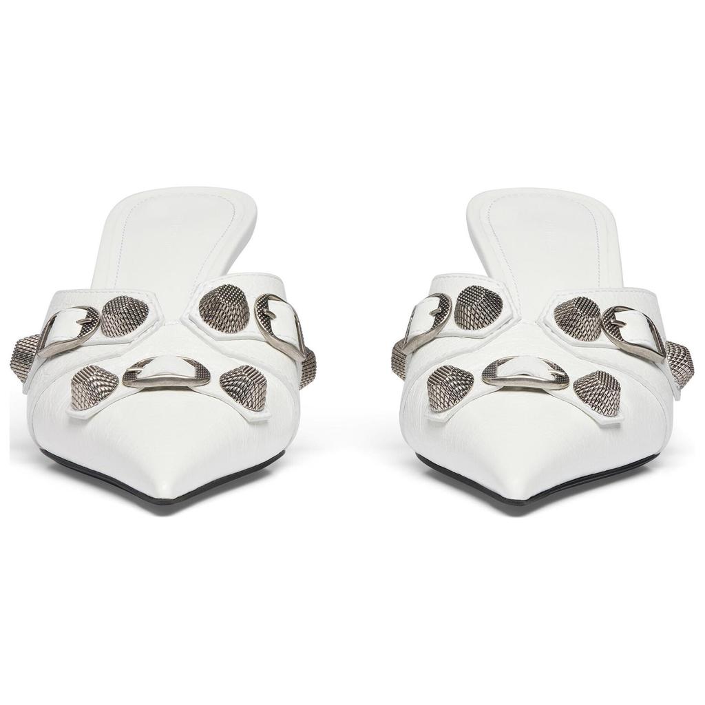 Balenciaga Cagole 80mm Pointed Mules 714253WAD4E9081