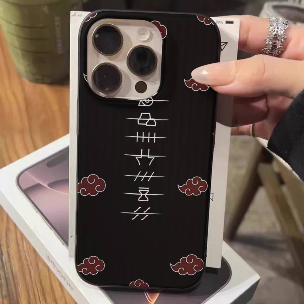 

Hot Anime N-Narutos For IPhone 17 16 15 Plus Pro Max 12 14 Plus 11 13 Wave Corrugated Stripe Funda Phone Cover iPhone 11