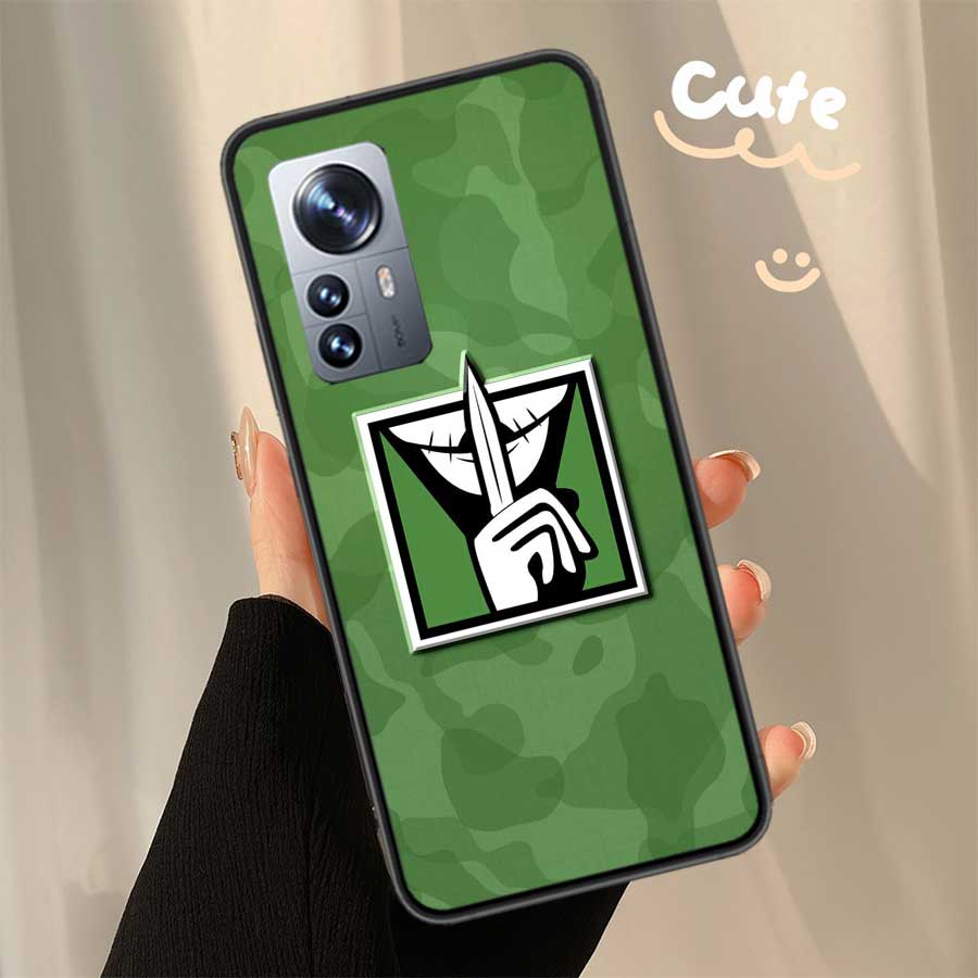Game Rainbow S-Six S-Siege Clear Phone For Xiaomi Poco X7 X6 X5 F6 F5 F7 Mi 14 Ultra 15 13 12 12X 12T 11T 10T Pro 11i 10 Lite Co