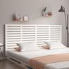 VidaXL Wall-mounted Headboard White 166x3x91.5 Cm Solid Pine Wood 824699