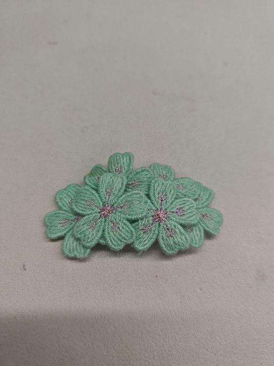 

Тканевая заколка для волос в виде неправильного цветка, модные милые аксессуары для ранней весны, BB-клипса, маленькая свежая заколка для челки сбоку, аксессуары для волос для женщин