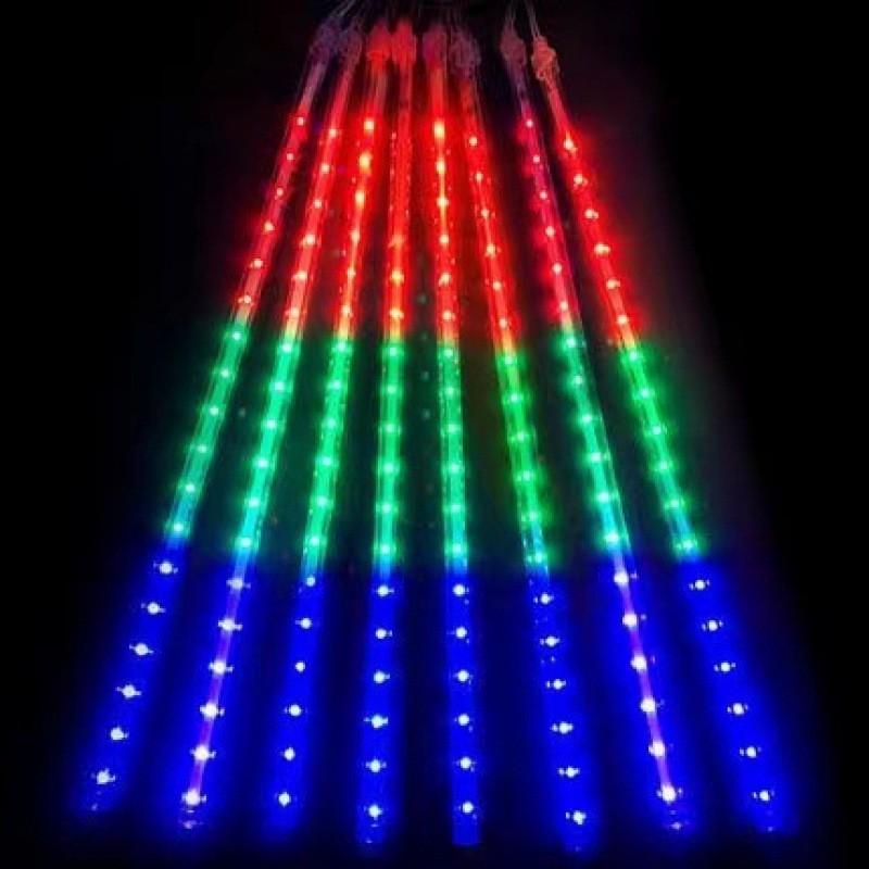 LED Meteor Shower Rainproof Icicle Tube Lights - Outdoor Hanging String Decoration for Trees