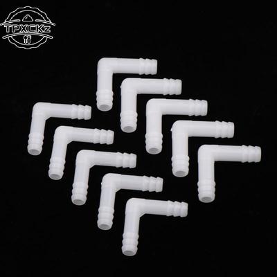 5Pcs 8/10MM PE Elbow Connector Aquarium Tank Air Pump Hose Pagoda Joint Watering Irrigation Garden Water Pipe Connector