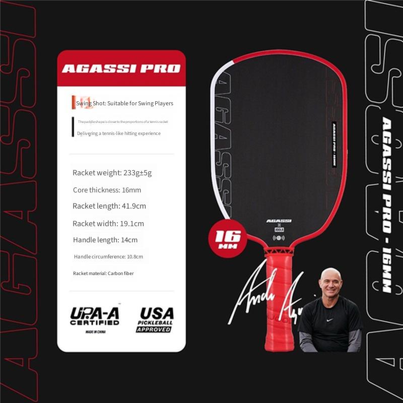 4th Gen Core Thermoformed T700 Carbon Fiber Pickleball Paddle Tournament Grade Professional Sports Racket
