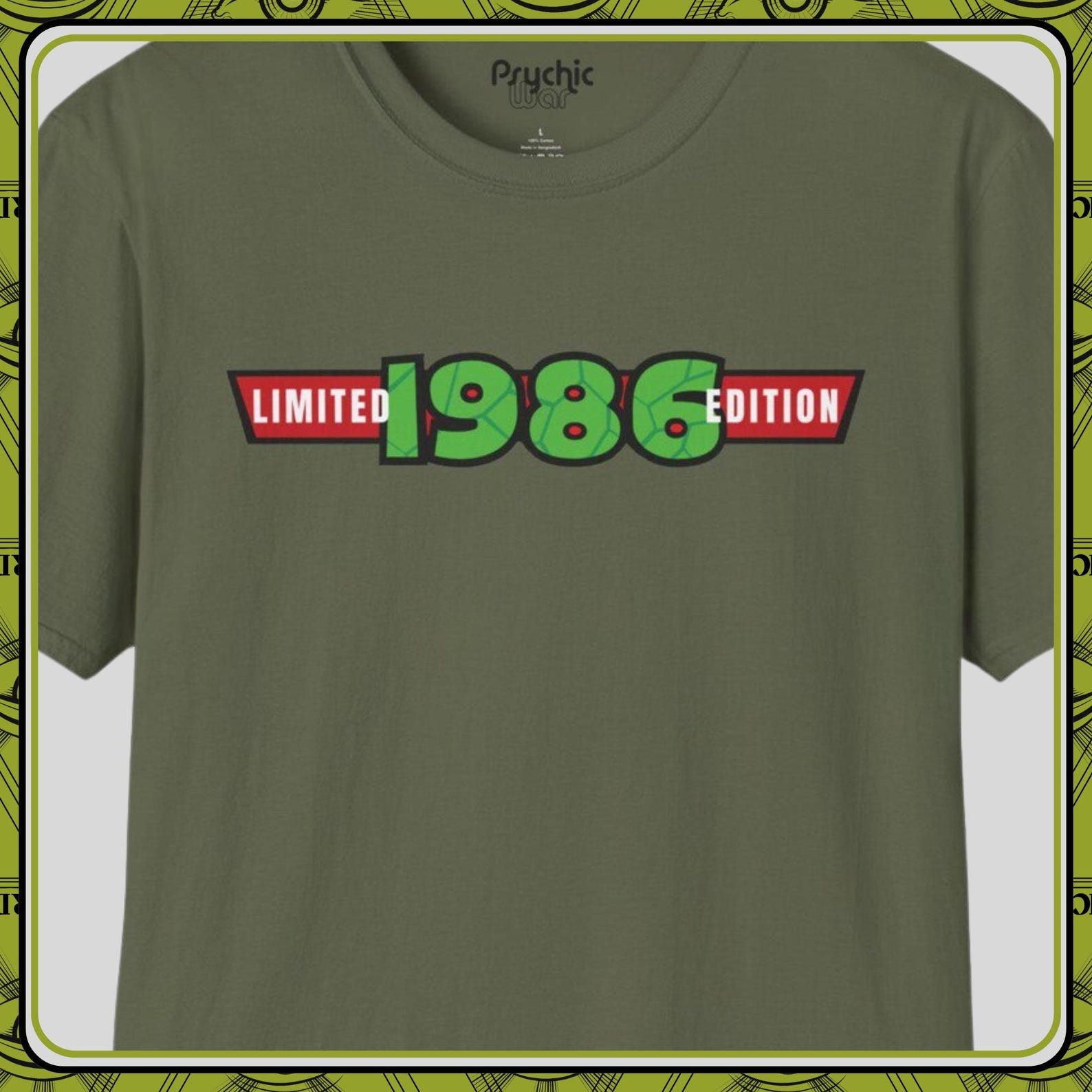 40th Birthday Shirt Limited Edition 1986 Tee Vintage 1986 Birthday Gift Born In 1986 Retro 90s Cartoon Tee Ninja Turtle Shirt TMNT 4XL