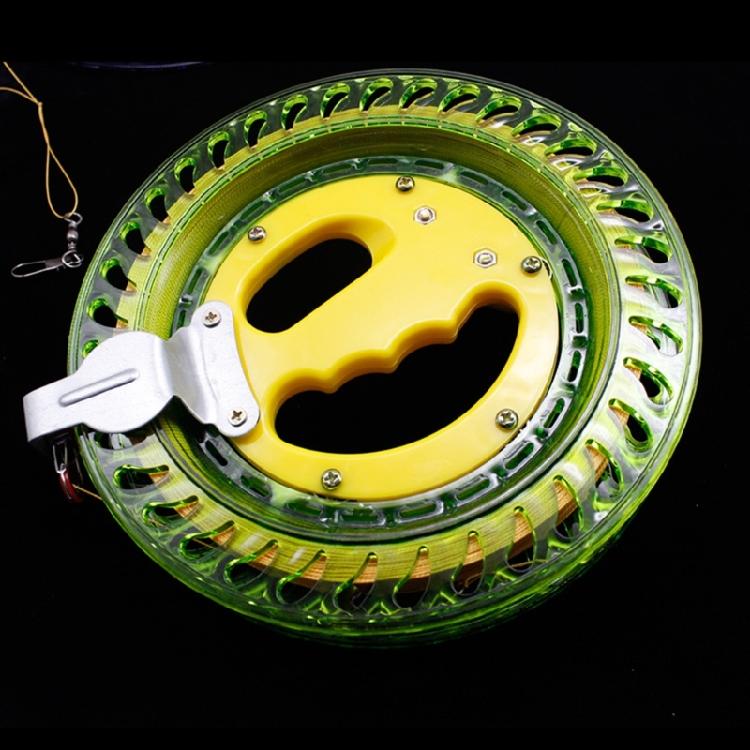Premium ABS Kristall Angel Handrolle mit reibungslosem Einholsystem Angelzubehör Ideal für die Meeresfischerei