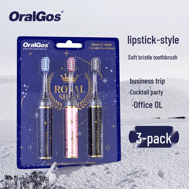 Korea Dake C-end Soft Bristle Lipstick-Style Portable Adult Toothbrush